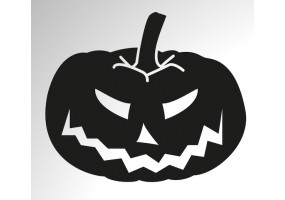 Sticker halloween noir