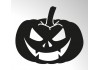 Sticker halloween noir