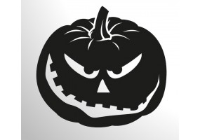 Sticker halloween noir