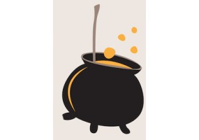 Sticker halloween potion