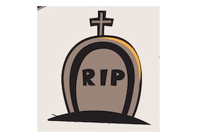 Sticker halloween RIP