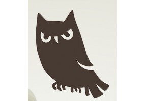 Sticker halloween hibou