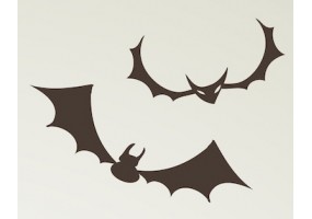 Sticker halloween chauve-souris