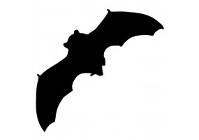 Sticker halloween chauve-souris