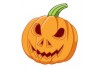 Sticker halloween citrouille