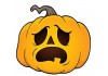 Sticker halloween citrouille