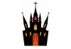 Sticker halloween église