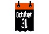 Sticker halloween calendrier