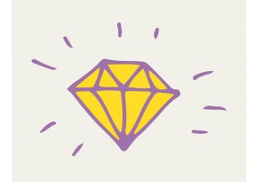 Sticker diamant