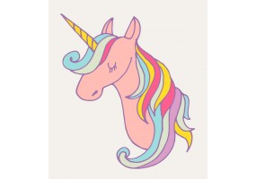 Stickers licorne prenom