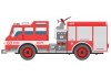 Sticker camion de pompier