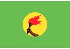 Sticker Drapeau zaire