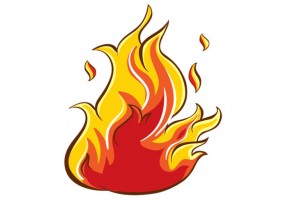 Sticker pompier feu