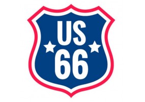 Autocollant route 66 pas cher