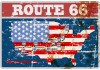 Sticker route 66 vintage