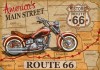 Sticker route 66 vintage carte