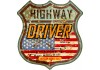 Autocollant route 66 driver