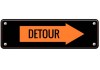 Sticker panneau detour