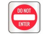 Sticker panneau do not enter