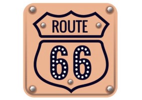 Stickers route 66 vintage