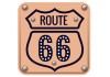 Stickers route 66 vintage