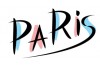 Sticker Paris lettres france