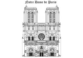 Sticker Notre Dame de Paris