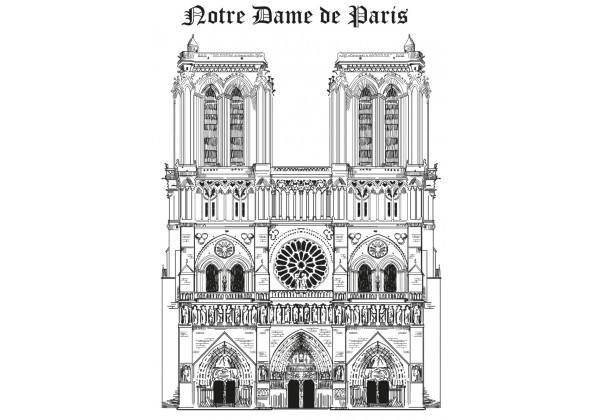 Sticker Notre Dame de Paris