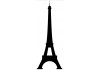 Autocollant tour Eiffel mural