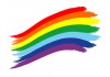 Sticker arc en ciel en forme bandeau