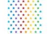 Sticker arc en ciel étoiles