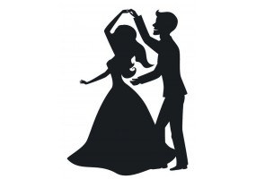 Sticker mariage danse