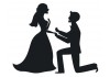 Sticker mariage demande