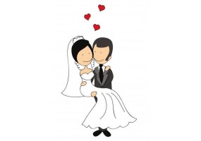 Autocollant wedding