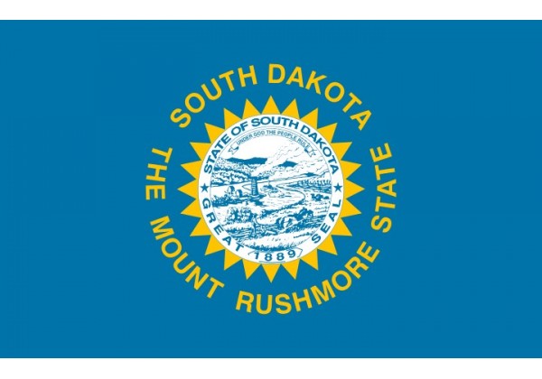 Sticker Drapeau Dakota du Nord