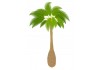 Sticker arbre palmier