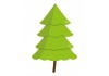 Sticker arbre sapin