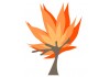 Sticker arbre orange