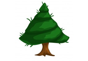 Sticker arbre sapin