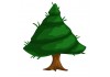 Sticker arbre sapin