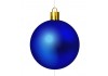 Autocollant boule de noel bleue