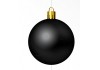 Autocollant boule de noel noire