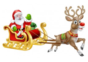 sticker pere noel