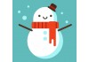 sticker bonhomme neige