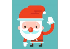 sticker pere noel