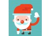 sticker pere noel