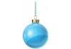 Sticker boule de noel bleue