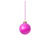 Autocollant boule de noel rose fuchsia