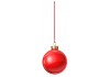 Autocollant boule de noel rouge