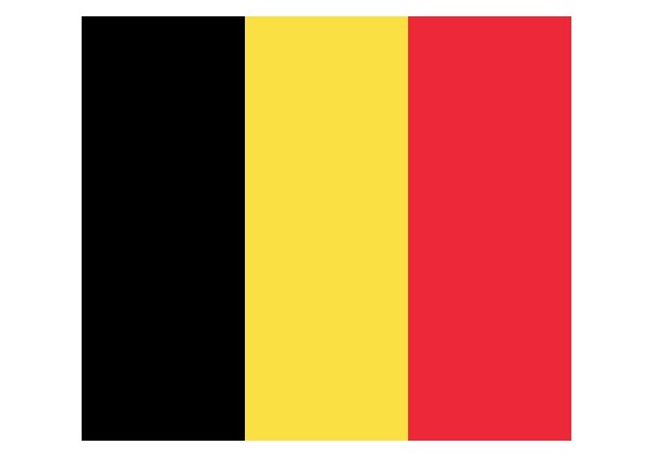 Sticker Drapeau Belgique Sticker Drapeau Belgique